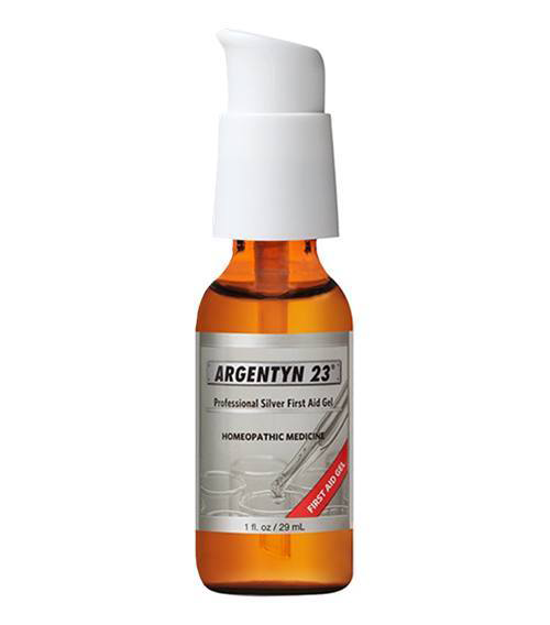 bottle of Argentyn 23 Professional Silver First Aid Gel